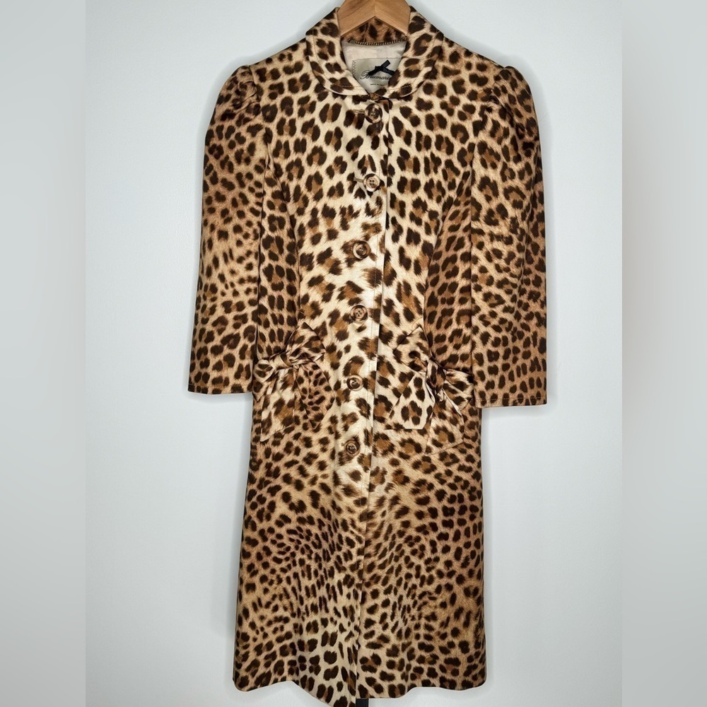 Blumarine Animal Print Coat - Elegance Meets Wild Style
